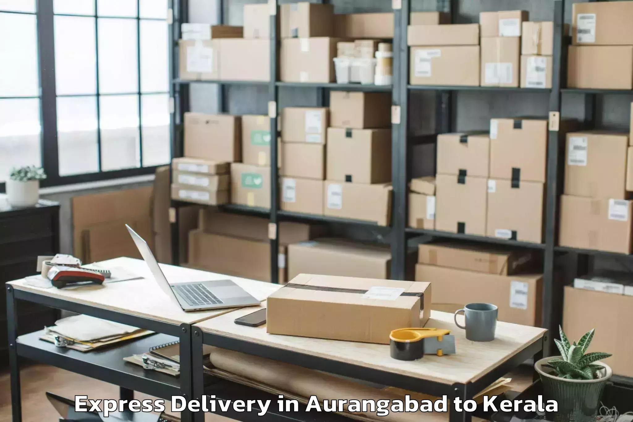 Leading Aurangabad to Cochin Port Trust Express Delivery Provider